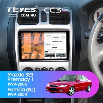 Штатная магнитола Teyes CC3 2K 360 6/128 Mazda Familia (BJ) (1998-2004) F2