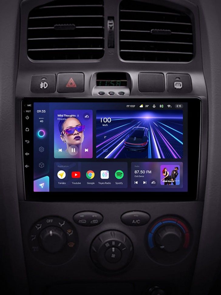 Штатная магнитола Teyes CC3 4/32 Hyundai Santa Fe SM (2000-2012)
