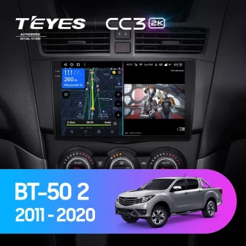Штатная магнитола Teyes CC3 2K 360 6/128 Mazda BT-50 (2011-2020) F1