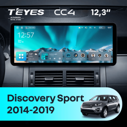 Штатная магнитола Teyes CC4 12.3" 8/128 Land Rover Discovery Sport L550 (2014-2019) Тип-B