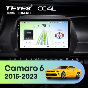 Штатная магнитола Teyes CC4L 6/64 с DTS Chevrolet Camaro 6 (2015-2023)