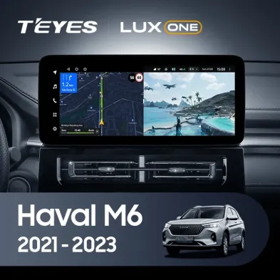 Штатная магнитола Teyes LUX ONE 4/32 Haval M6 (2021-2023)