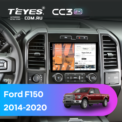 Штатная магнитола Teyes CC3 2K 6/128 Ford F150 (2014-2020) Тип-A