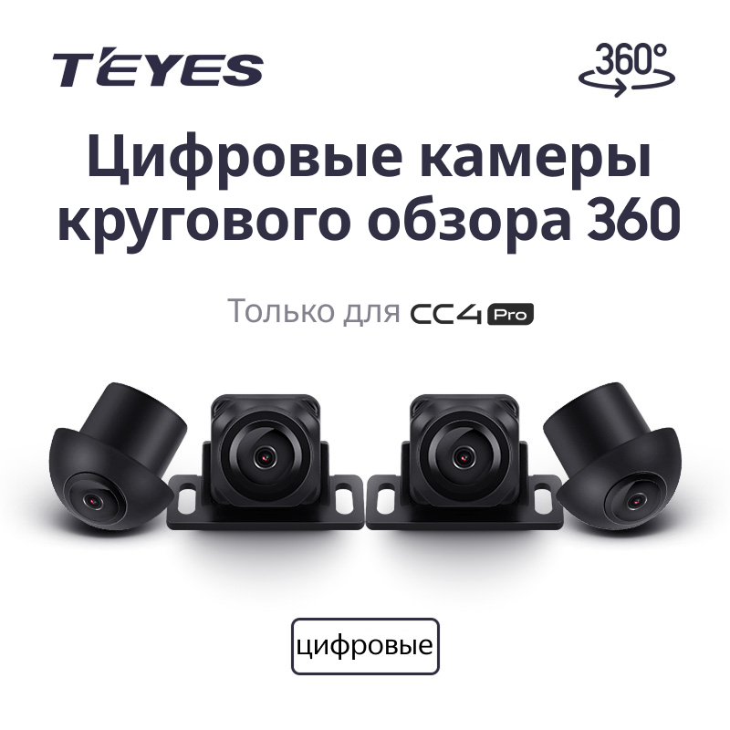Камеры кругового обзора Teyes Digital 360° Surround View Cameras для CC4 PRO