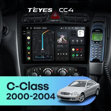 Штатная магнитола Teyes CC4 6/64 Mercedes-Benz C/CLK-Class S203 W203 W209 A209 (2000-2005) F1