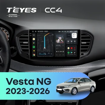 Штатная магнитола Teyes CC4 8/128 Lada Vesta NG (2023-2026) Тип-A (матовая)