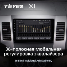Штатная магнитола Teyes X1 4G 2/32 Peugeot 4007 (2007-2012) Тип-A