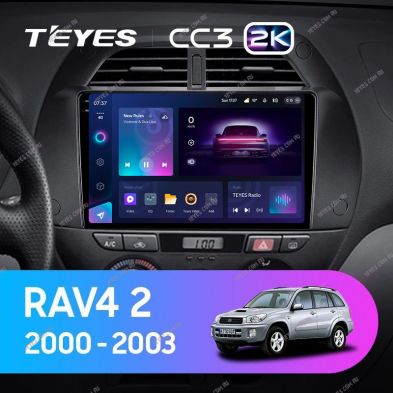 Штатная магнитола Teyes CC3 2K 4/64 Toyota RAV4 2 CA20 (2000-2003) F3