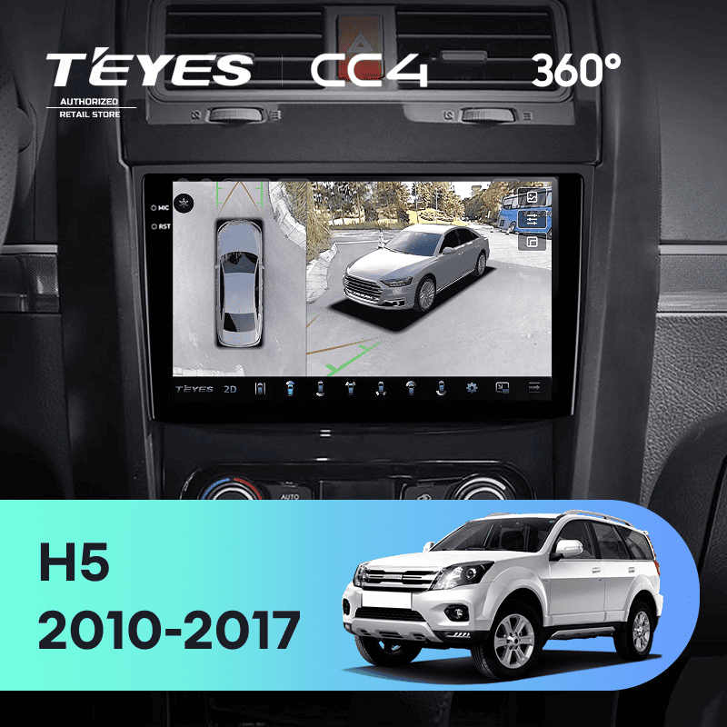 Штатная магнитола Teyes CC4 360 6/64 Great Wall Hover H5 (2010-2017)