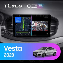 Штатная магнитола Teyes CC3 2K 4/32 Lada Vesta 2023+ F2 Тип-B