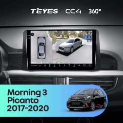 Штатная магнитола Teyes CC4 360 6/64 Kia Picanto (2017-2020) Тип-A