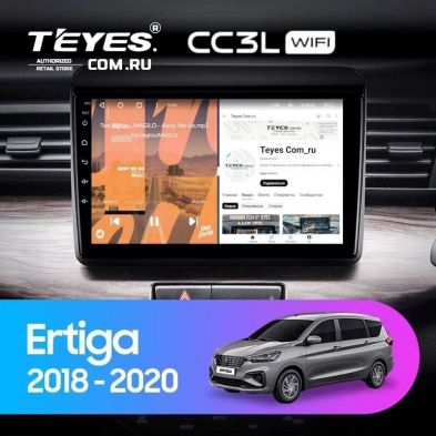 Штатная магнитола Teyes CC3L WiFi 2/32 Suzuki Ertiga (2018-2020)