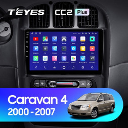 Штатная магнитола Teyes CC2 Plus 4/64 Dodge Caravan 4 (2000-2007) Тип А