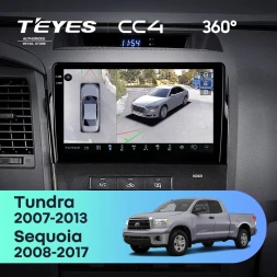 Штатная магнитола Teyes CC4 360 8/128 Toyota Sequoia XK60 (2008-2017)