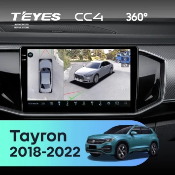 Штатная магнитола Teyes CC4 360 8/128 Volkswagen Tayron (2018-2022)