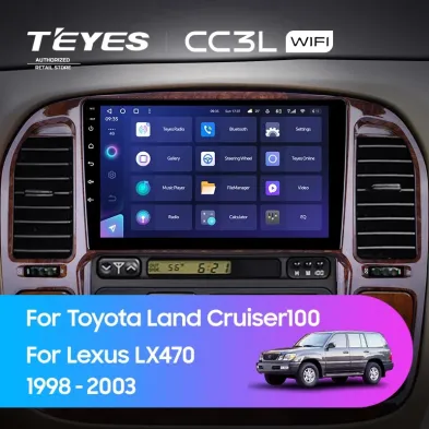 Штатная магнитола Teyes CC3L WiFi 2/32 Lexus LX470 (1998-2003) F1