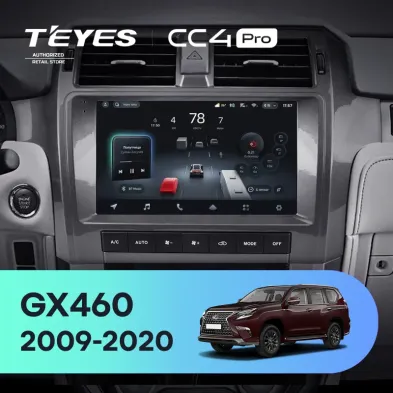 Штатная магнитола Teyes CC4 Pro 12/256 Lexus GX460 J150 (2009-2020)