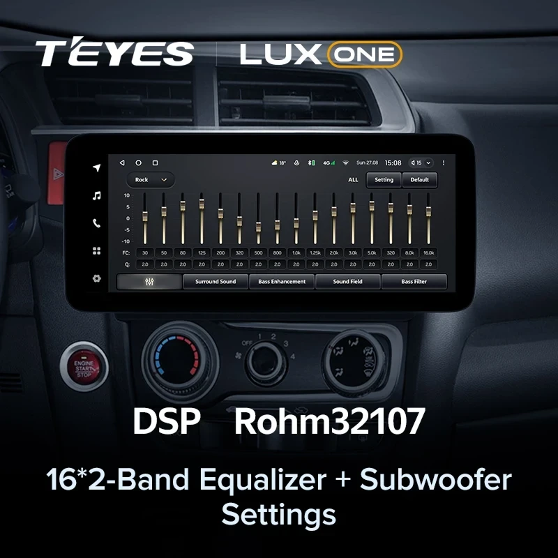 Штатная магнитола Teyes LUX ONE 4/32 Honda Jazz 3 (2015-2020)