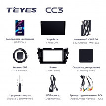 Штатная магнитола Teyes CC3 4/64 Zotye T600 (2014-2019)