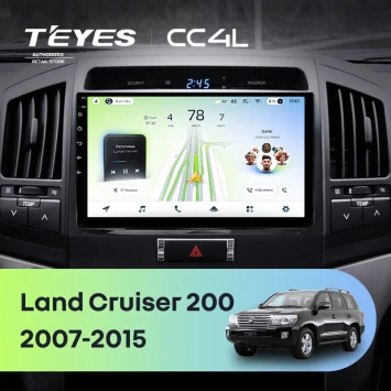 Штатная магнитола Teyes CC4L 6/64 с DTS Toyota Land Cruiser 200 (2007-2015) F1
