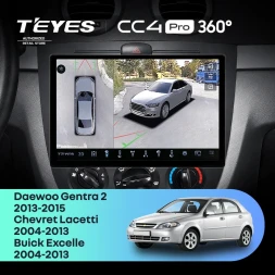 Штатная магнитола Teyes CC4 Pro 360 12/256 Chevrolet Lacetti J200 (2004-2013) F1 (11")
