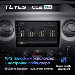 Штатная магнитола Teyes CC2 Plus 4/32 Renault Master (2010-2019)