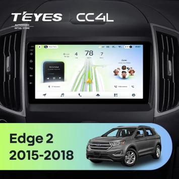Штатная магнитола Teyes CC4L 4/64 Ford Edge 2 (2015-2018) F1