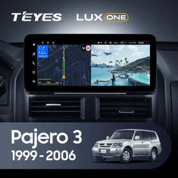 Штатная магнитола Teyes LUX ONE 6/128 Mitsubishi Pajero 3 V70 V60 (1999-2006) F1