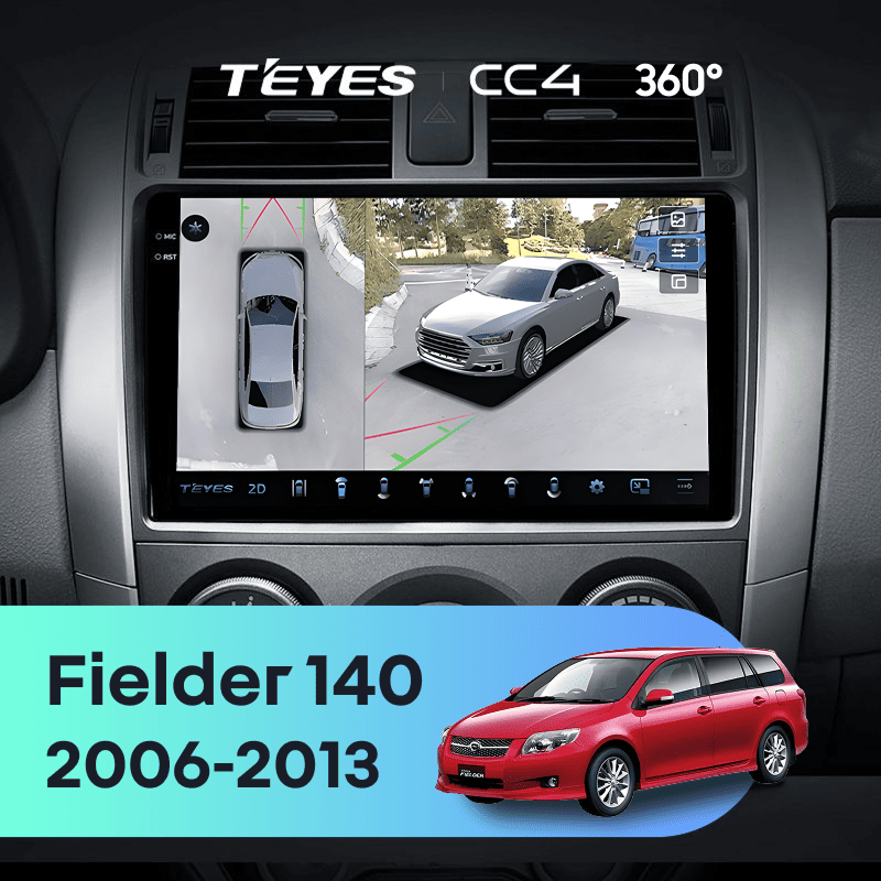 Штатная магнитола Teyes CC4 360 6/64 Toyota Corolla Fielder 140 (2006-2013) Тип-B