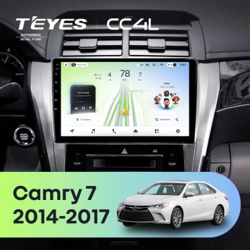 Штатная магнитола Teyes CC4L 6/64 с DTS Toyota Camry 7 XV 50 55 (2014-2017) F4