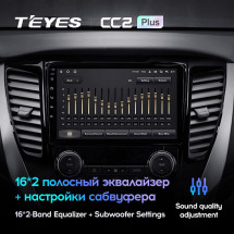 Штатная магнитола Teyes CC2 Plus 6/128 Mitsubishi Pajero Sport 3 (2016-2018)