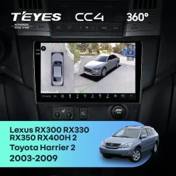 Штатная магнитола Teyes CC4 360 8/128 Lexus RX300 RX330 RX350 RX400H (2003-2009) F3