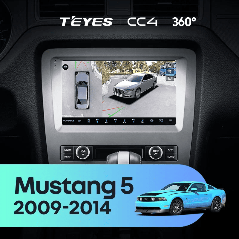 Штатная магнитола Teyes CC4 360 8/128 Ford Mustang 5 S-197 (2009-2014) F1