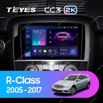 Штатная магнитола Teyes CC3 2K 360 6/128 Mercedes-Benz R-Class W251 R280 R300 R320 (2005-2017) F1