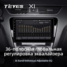 Штатная магнитола Teyes X1 4G 2/32 Skoda Octavia 3 A7 (2013-2018) Тип-A