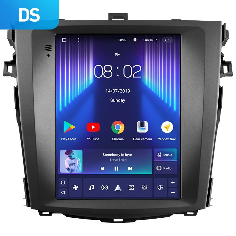 Переходная рамка Toyota Corolla 10 E140 E150 (2006-2013) (9,7&quot;)