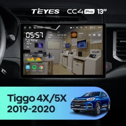 Штатная магнитола Teyes CC4 Pro 12/256 Chery Tiggo 4X 5X (2019-2020) (13")