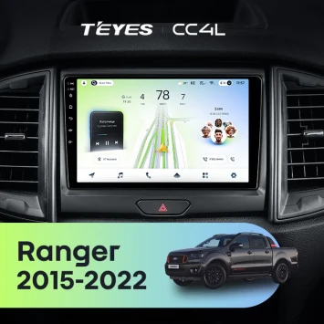 Штатная магнитола Teyes CC4L 6/64 с DTS Ford Ranger P703 (2015-2022) Тип-B