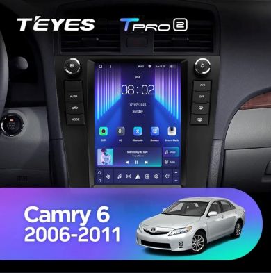 Штатная магнитола Tesla style Teyes TPRO 2 4/64 Toyota Camry 6 XV 40 50 (2006-2011) F2