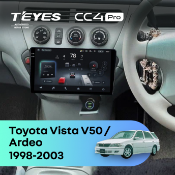 Штатная магнитола Teyes CC4 Pro 12/256 Toyota Vista V50 (1998-2003)