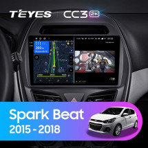 Штатная магнитола Teyes CC3 2K 4/64 Chevrolet Spark Beat (2015-2018) F2