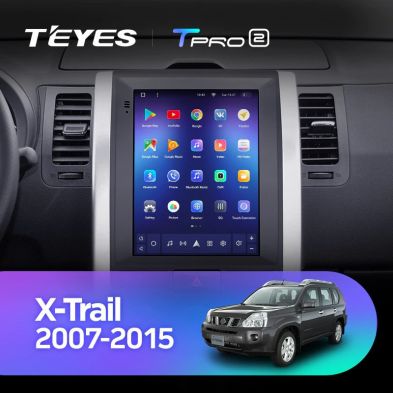 Штатная магнитола Tesla style Teyes TPRO 2 4/64 Nissan X-Trail T31 (2007-2015) F2