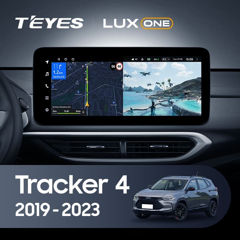 Штатная магнитола Teyes LUX ONE 4/32 Chevrolet Tracker 4 (2019-2023) Тип-A