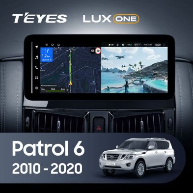 Штатная магнитола Teyes LUX ONE 6/128 Nissan Patrol 6 Y62 (2010-2020)