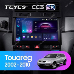Штатная магнитола Teyes CC3 2K 6/128 Volkswagen Touareg GP (2002-2010) F2