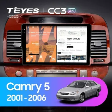 Штатная магнитола Teyes CC3 2K 360 6/128 Toyota Camry 5 XV 30 (2001-2006) Тип-B