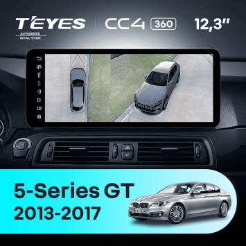 Штатная магнитола Teyes CC4 12.3" 360 8/128 BMW 5-Series Gran Turismo F07 (NBT) (2013-2017) Universal