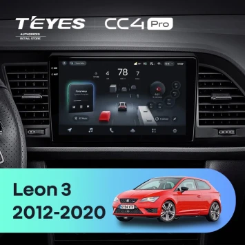 Штатная магнитола Teyes CC4 Pro 12/256 Seat Leon 3 (2012-2020) F3