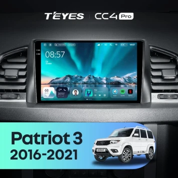 Штатная магнитола Teyes CC4 Pro 12/256 UAZ Patriot 3 (2016-2021) F2