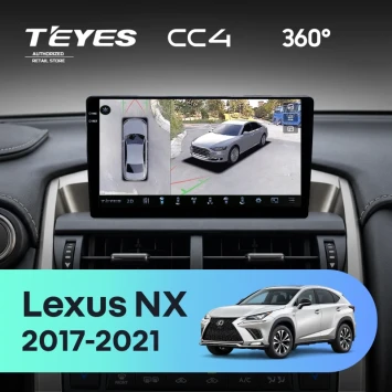Штатная магнитола Teyes CC4 360 6/64 Lexus NX (2017-2021) F2